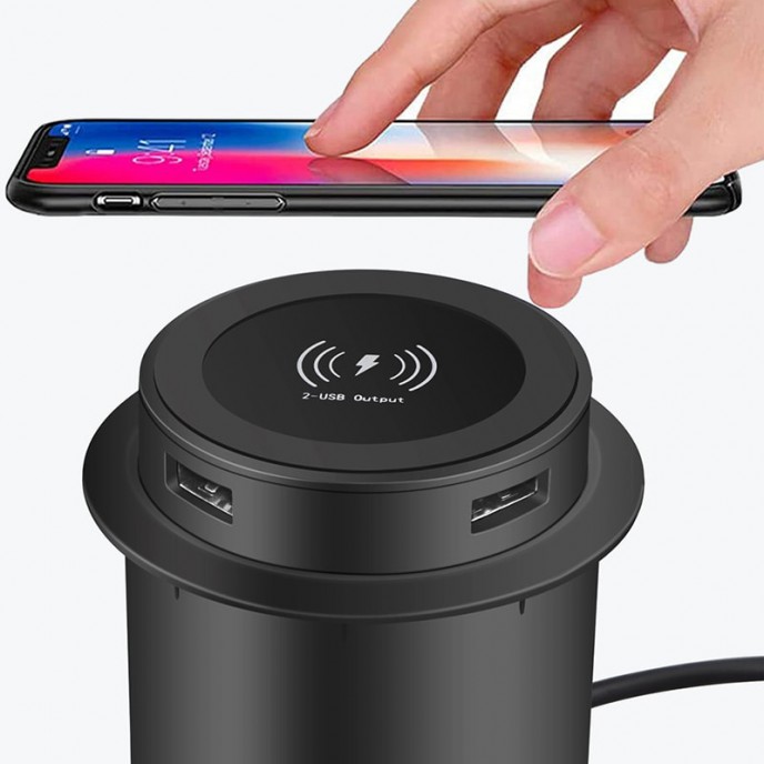 3 in 1 Hidden Wireless Charger