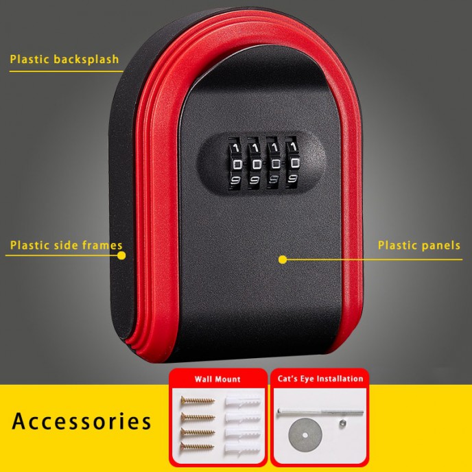 Plastic Combination Key Box