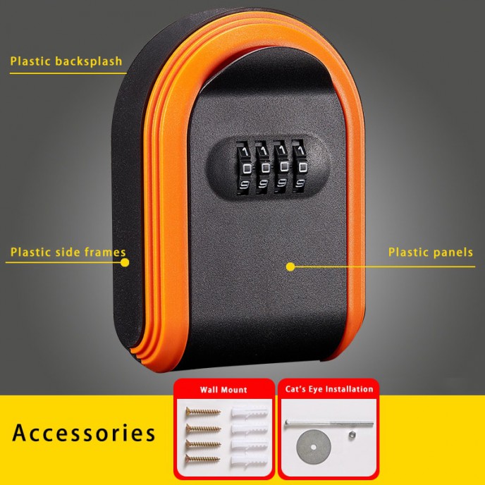 Plastic Combination Key Box