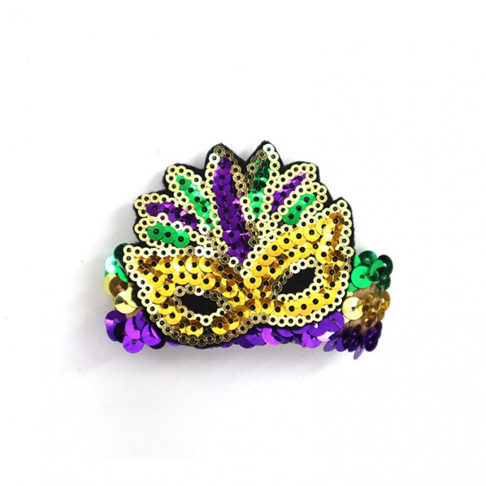 Mardi Gras Sequin Bracelet