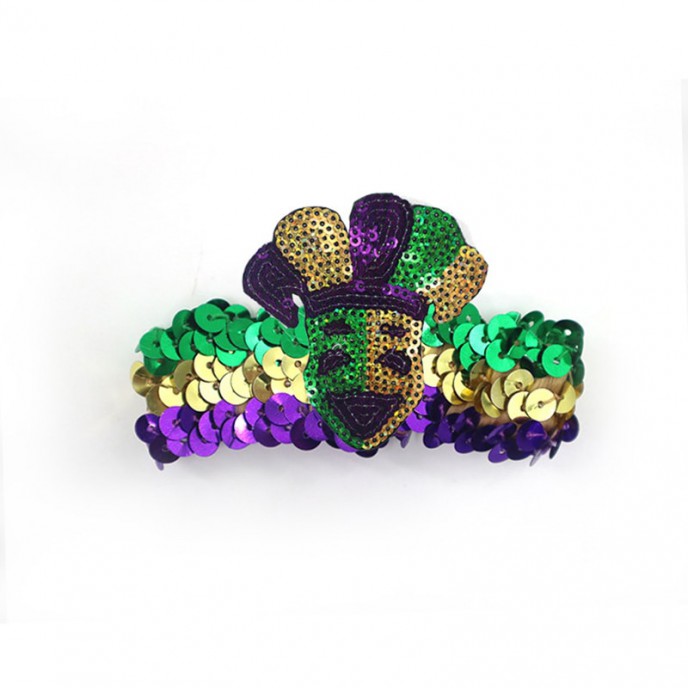 Mardi Gras Sequin Bracelet