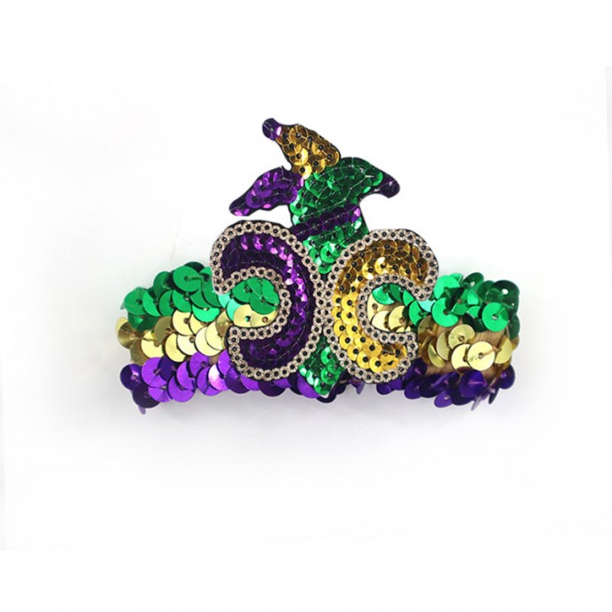 Mardi Gras Sequin Bracelet