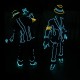 LED jazz fluorescent performance costumes